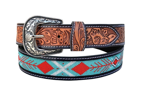 Western Genuine Leather Belt with Removable Buckle  30AB005