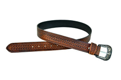 Western Genuine Leather Belt with Removable Buckle 30AB110