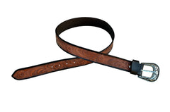 Western Genuine Leather Belt with Removable Buckle 30AB109