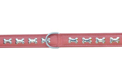 Hand Crafted Heavy Duty Leather Dog Collar With Padded Soft Lining 10AB303