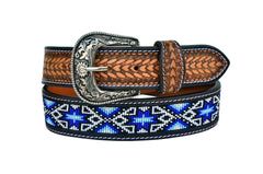 Western Genuine Leather Belt with Removable Buckle  30AB007