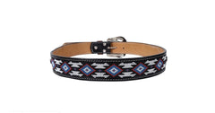 Handmade Western Rodeo Heavy Duty Beaded Full-Grain Leather Belt Unisex with Removable Buckle 30IS102