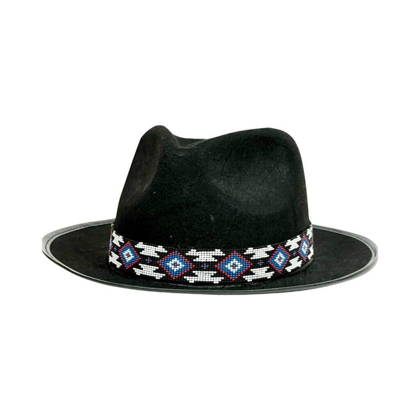 Handmade Adjustable Beaded Hat Band 1HBIS004