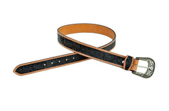 Western Genuine Leather Belt with Removable Buckle 30AB118