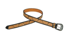 Western Genuine Leather Belt with Removable Buckle 30AB116