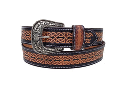 Western Genuine Leather Belt with Removable Buckle 30AB117