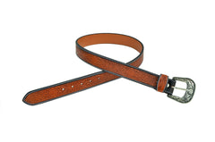 Western Genuine Leather Belt with Removable Buckle 30AB115