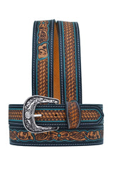 Western Genuine Leather Belt with Removable Buckle 30AB123